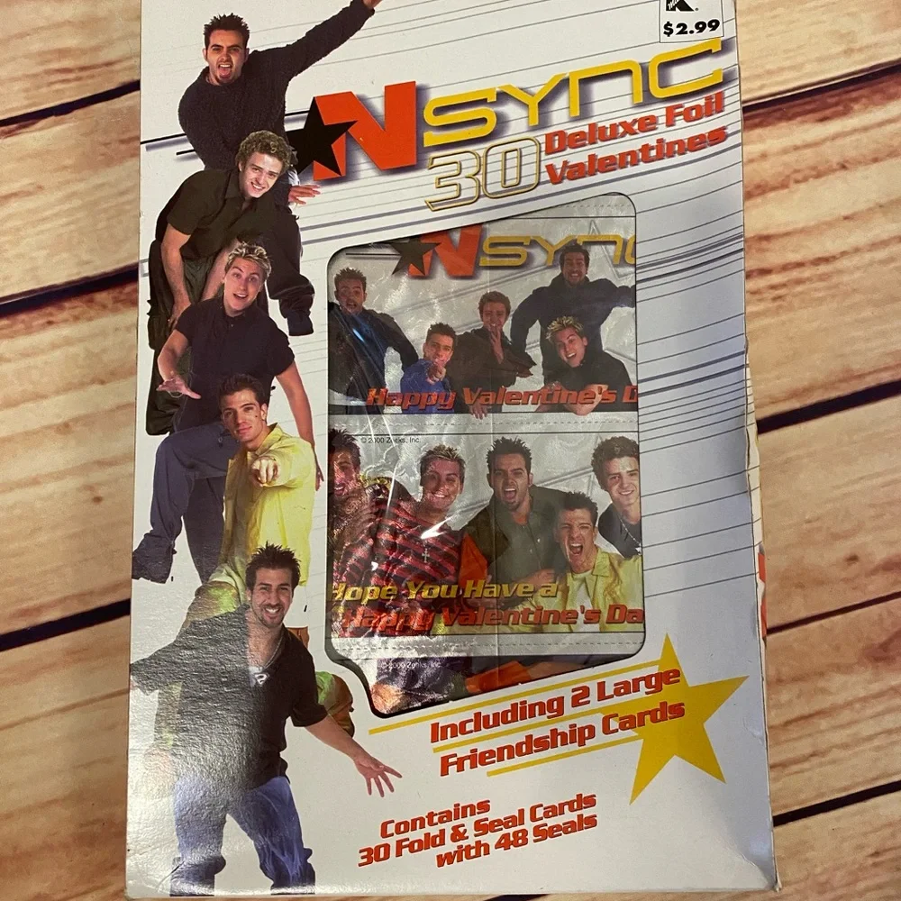 Vintage NSYNC Valentine’s Day Cards